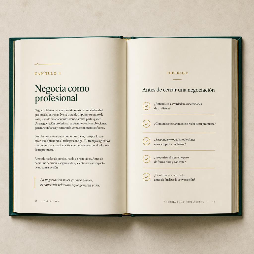 Páginas interiores del ebook SOS Deudas mostrando el Capítulo 4 y un checklist